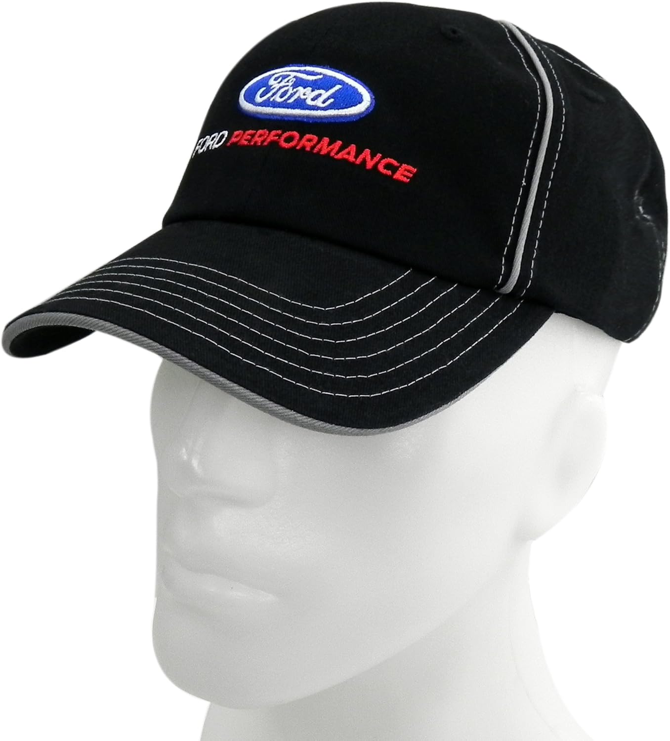 Checkered Flag CarBeyondStore Ford Performance Black Stripe Baseball Cap - Image 2