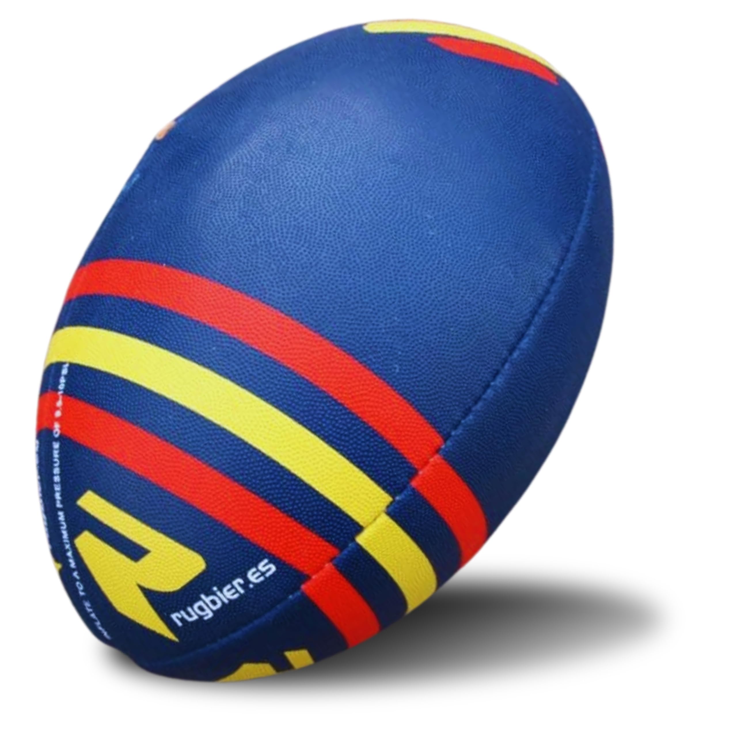 Balón de Rugby para Niños y Niñas T3 – Balón para Escuela - Iniciación y Entrenamiento - Diseño Exclusivo - Modelo Spain Flag