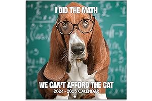 2024-2025 Funny Dog Wall Calendar: Canine Capers for Every Month