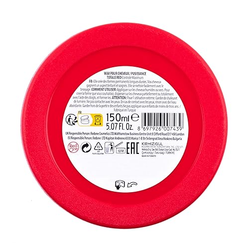 Miniatura 8 de Redone Hair Wax Red 150ml Ultra Hold & Maximum Control High Shine Styling Wax for Men & Women Edge Control & Non-Sticky Finish Strawberry