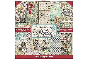 Stamperia Intl Scrapbooking Paper: An Enchanting Journey Into Alice's Wonderland