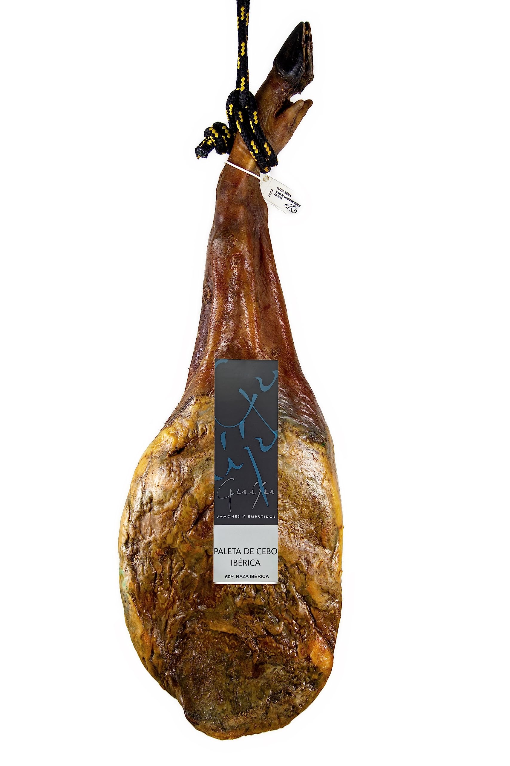Jamón Ibérico Paleta de Cebo 50% Raza Ibérica Deshuesado 2,5-3 kg Guiju
