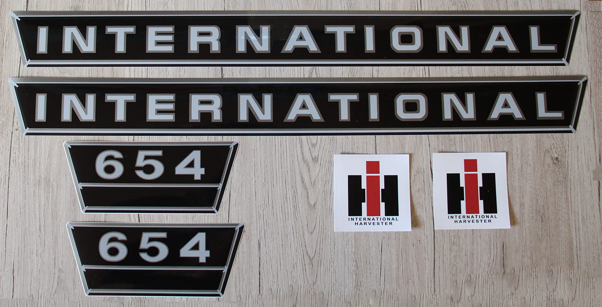 IHC Aufkleber Case International 956XL Logo Emblem Sticker Label lang IHC Aufkleber Case International 956XL Logo Emblem Sticker Label lang