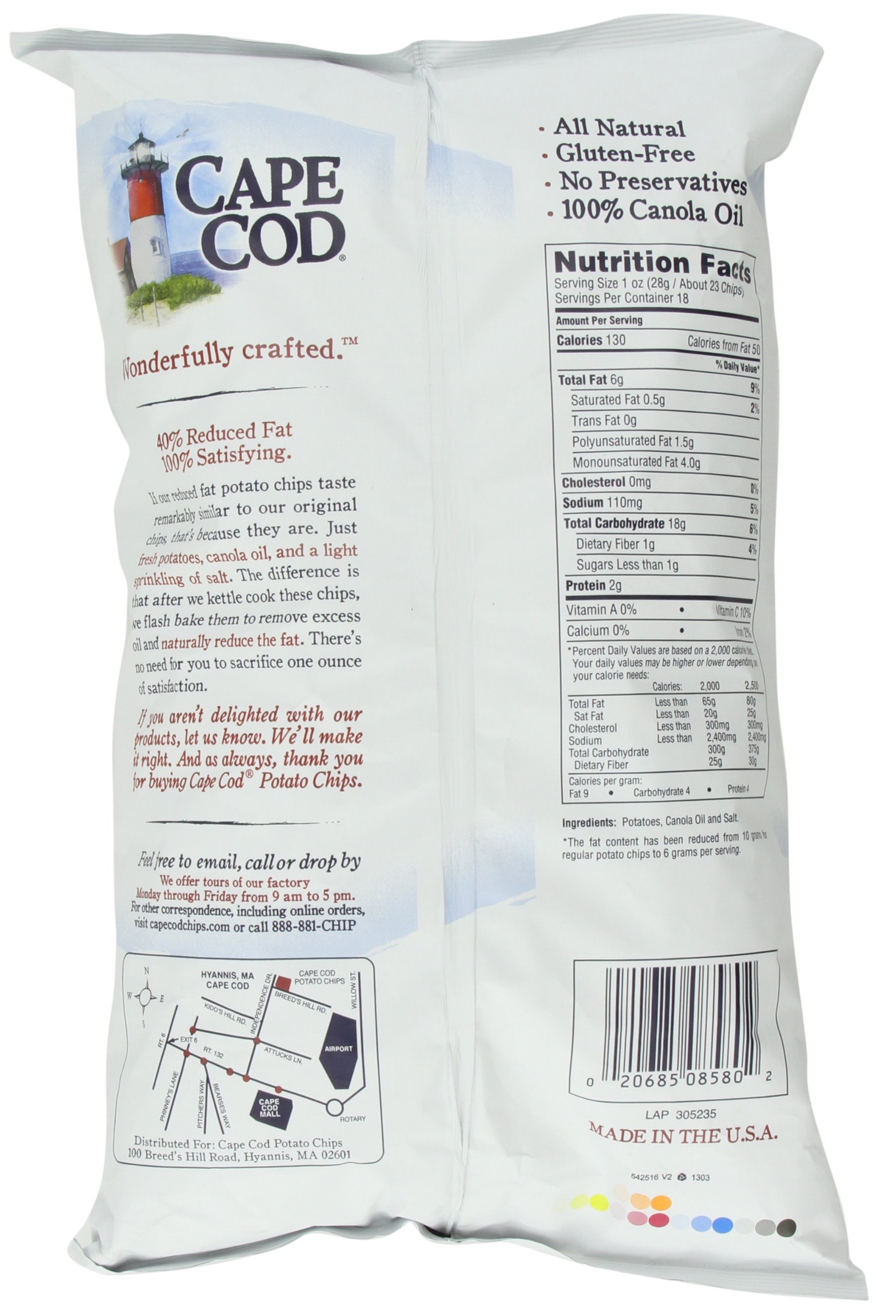 Snapklik.com : Cape Cod Reduced Fat Chips