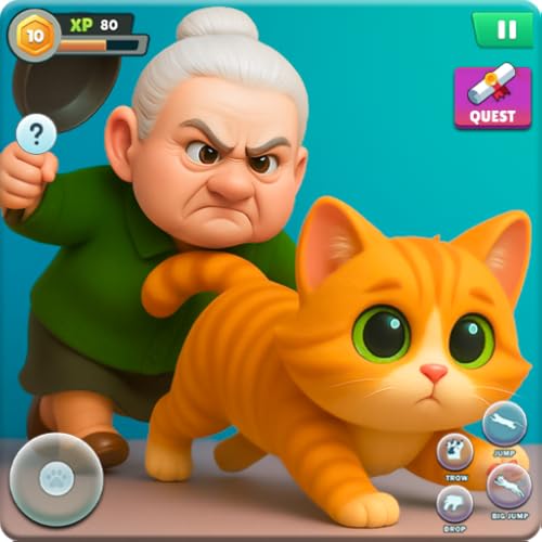 Granny vs Kitty: The Ultimate Prank Battle