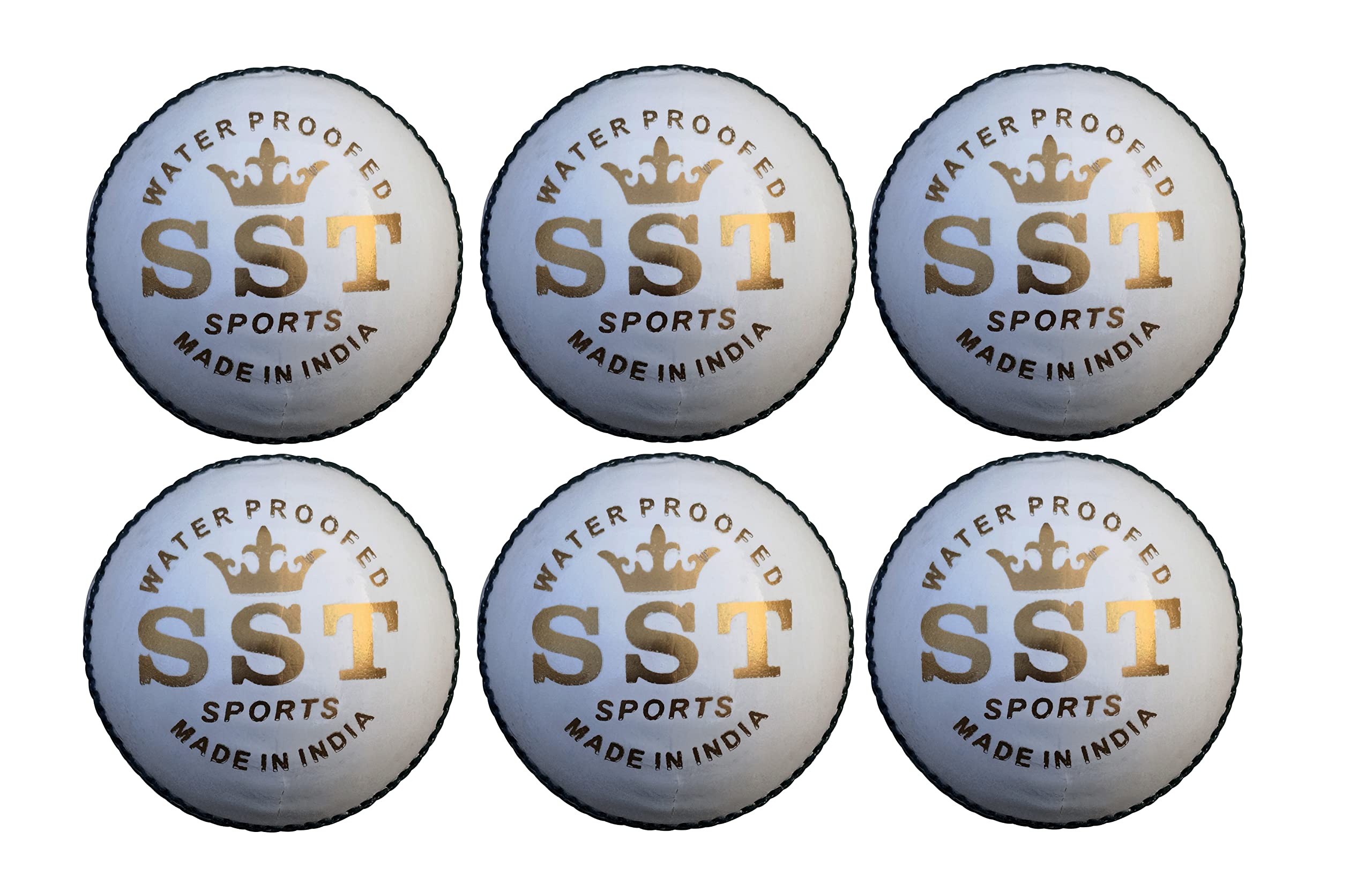 Leather Cricket Ball, White, Pack of 6 4 Pieces of Leather 50 Overs Durability and Water Resistance (B0B5RXZN61) Amazon Price History, Amazon Price Tracker