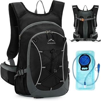 RAINSMORE Hydration Backpack With 2L Hydration Bladder Running Backpack