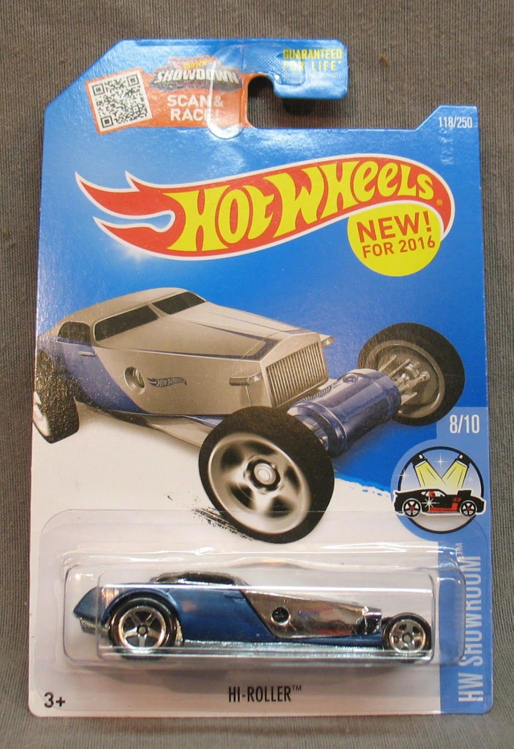 Hot Wheels New 2016 Car118/250 Hi-Roller hw Showroom
