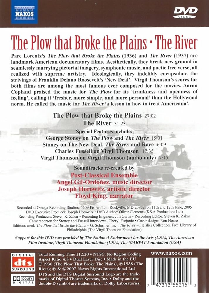 (未使用･未開封品)Plow That Broke the Plains /  / [DVD] Angel Gil-Ord ez, Virgil Thomson, Angel Gil-Ordóñez