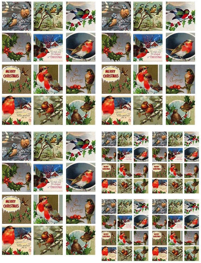 Christmas With The Birds 85125 Ceramic Decal Enamel