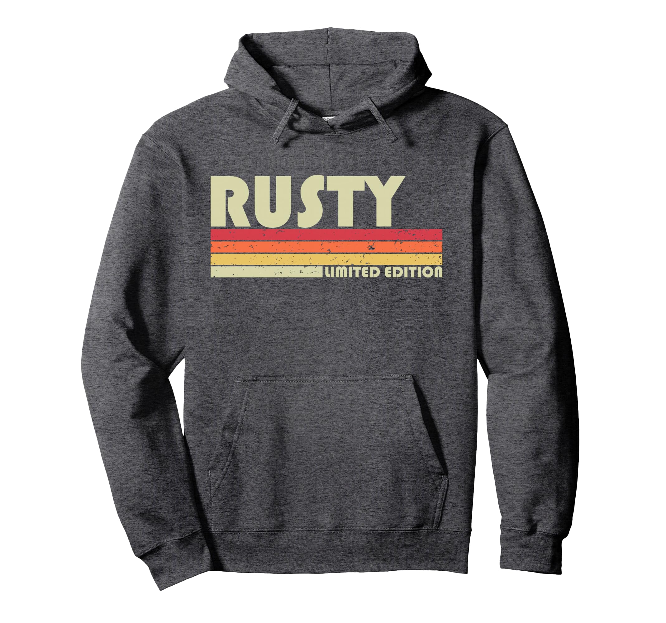 RUSTY Gift Name Personalized Funny Retro Vintage Birthday Pullover Hoodie