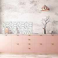 Vista 2 de Panel de cocina de cristal contemporáneo. Panel de pared de gran formato. Texturas de la serie BBS10B