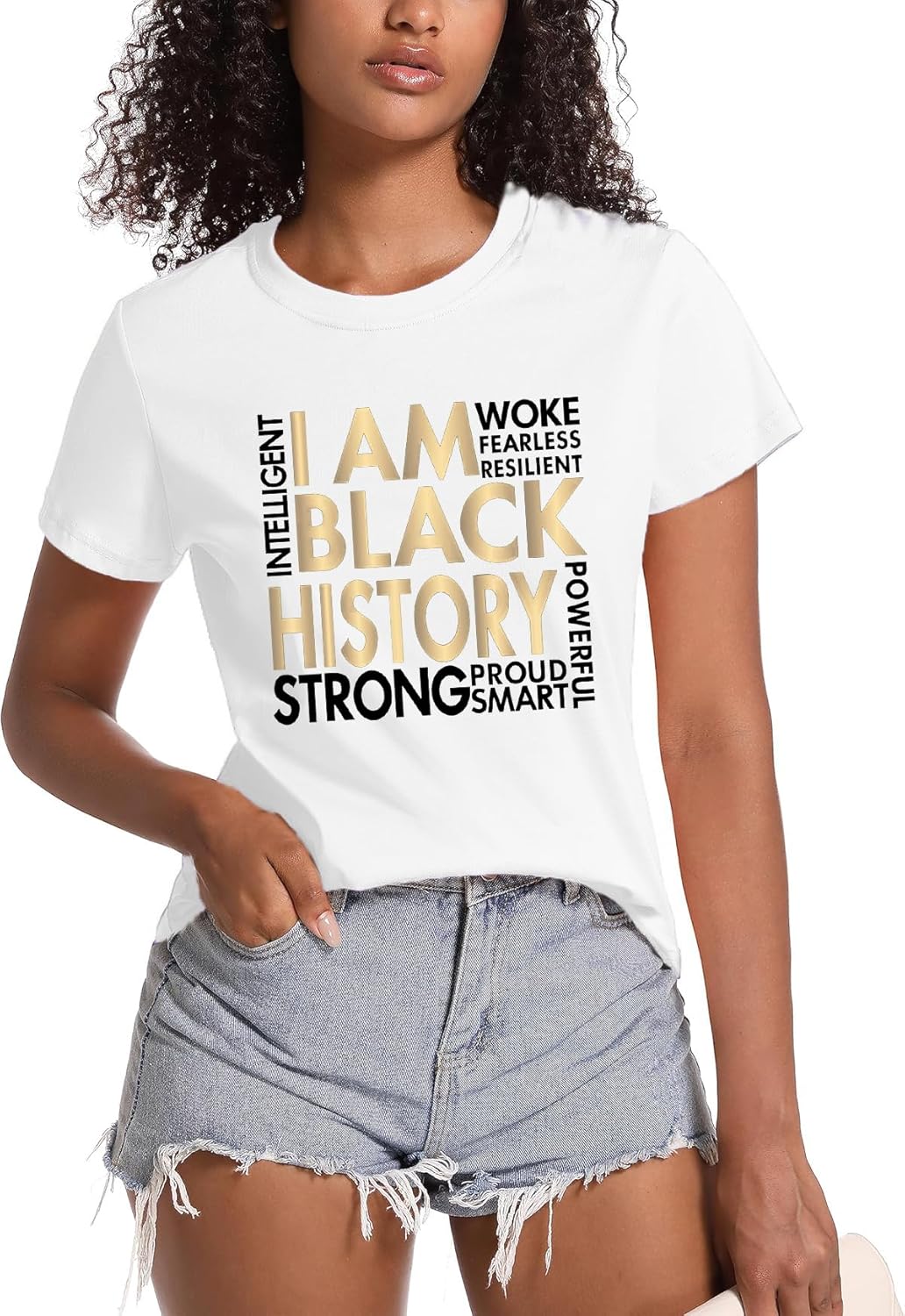 LBP Black History Shirt for Women Black History Month T-Shirt African American Pride Tee Tops - Image 5