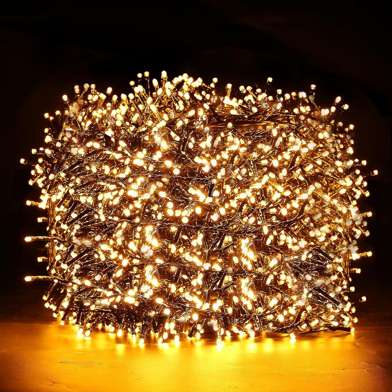 Marchpower Guirlande Lumineuse 100M 1000Leds - 8 Modes d'éclairage IP44 Étanche avec Prise Extérieur et Intérieur Guirlande Lumineuse Noël pour Jardin