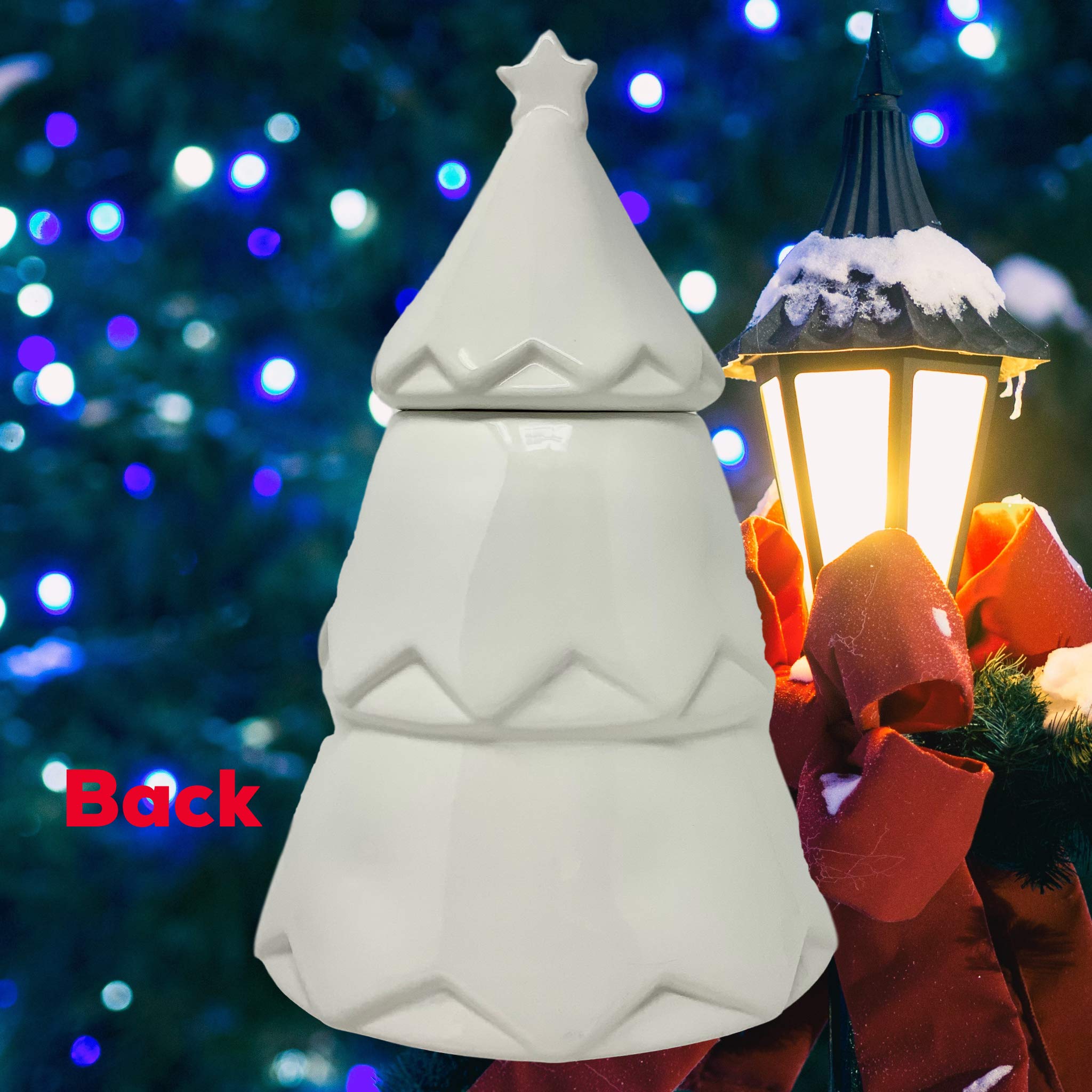 Amazon.com: RAE DUNN BY MAGENTA WHITE JOY CHRISTMAS TREE COOKIE