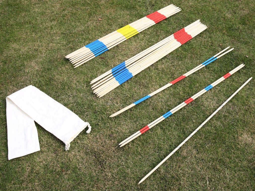 Vente-unique - Juego de Mesa Gigante de Madera - Mikado - 90 cm - Caribou