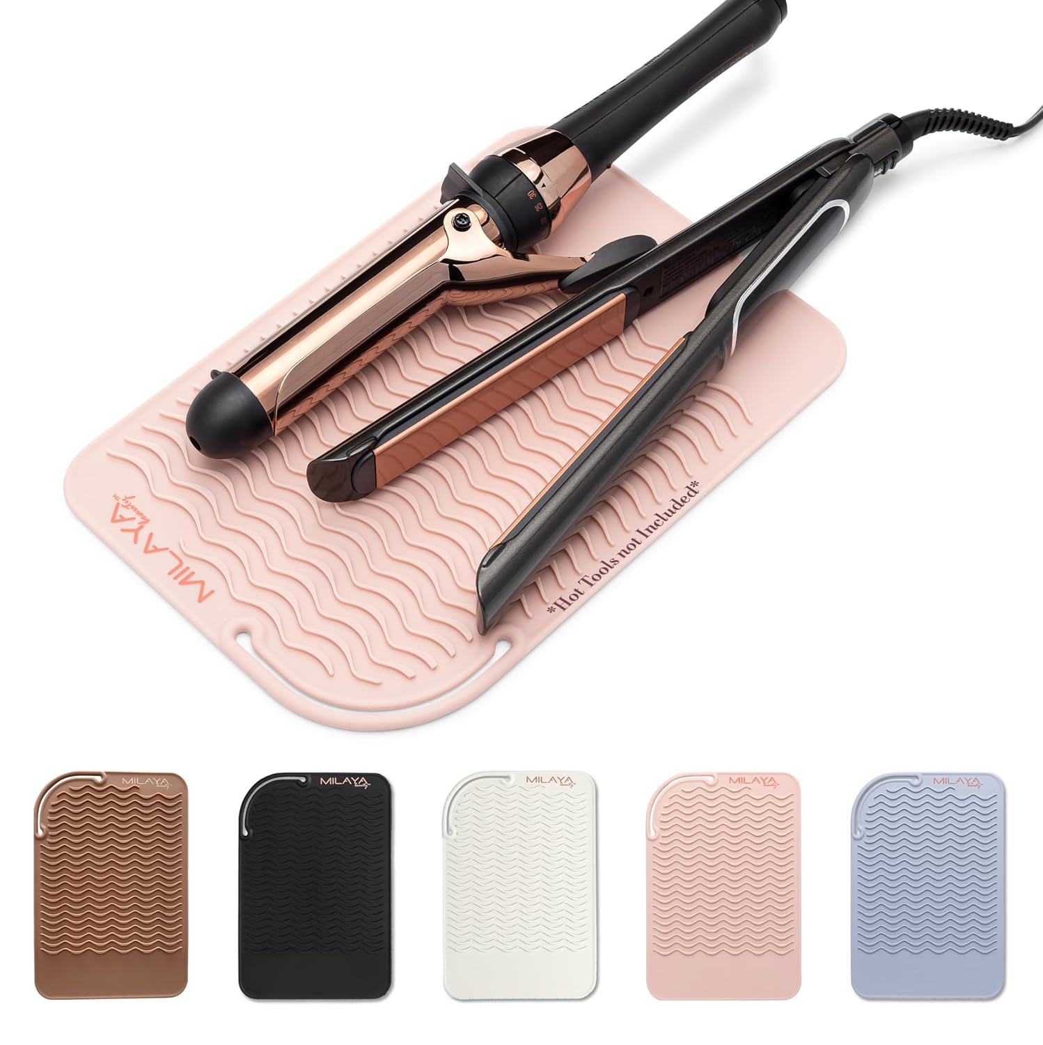 Heat Resistant Mat – Curling Iron Holder – Straightener pad – Flat Iron Holder – Silicone Mat for Hair Tools – Hot Tool Mat – Salon Tools – Hot Iron Holster – Vanity Mat – Vanity Accessories for Women Heat Resistant Mat – Curling Iron Holder – Straightener pad – Flat Iron Holder – Silicone Mat for Hair Tools – Hot Tool Mat – Salon Tools – Hot Iron Holster – Vanity Mat – Vanity Accessories for Women