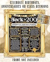 Vista 37 de Lone Star Art 66ª Reunión de Graduados (Sesenta y seis) Decoración en Oro - Recordando El Año - Clase de 1959 - Póster Sin Marco de 11x14 - Globos