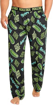 RICK AND MORTY Mens Pyjama Bottoms - Nightwear PJs for Men and ...