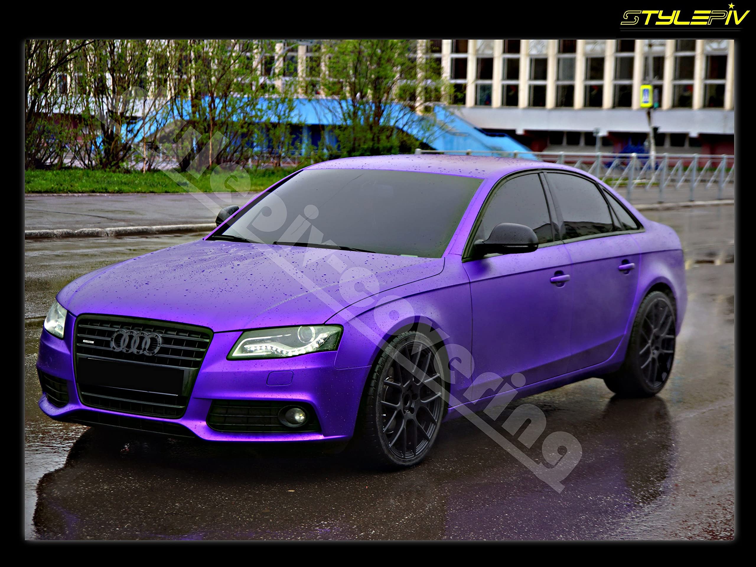 Film Adhésif Pour Voiture Violet Mat - Neoxxim 1000x152 Cm - Car Wrapping Facile