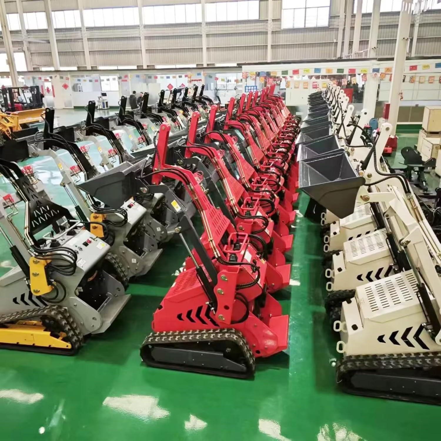 Skid Steer Loader with Pallet Fork & Bucket Attachment Mini Crawler Loader Construction Machinery for Agriculture Industrial Demolition Work