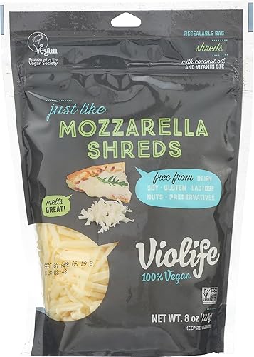 VIOLIFE Just Like Mozzarella - Trituradores de mozzarella, 8 onzas