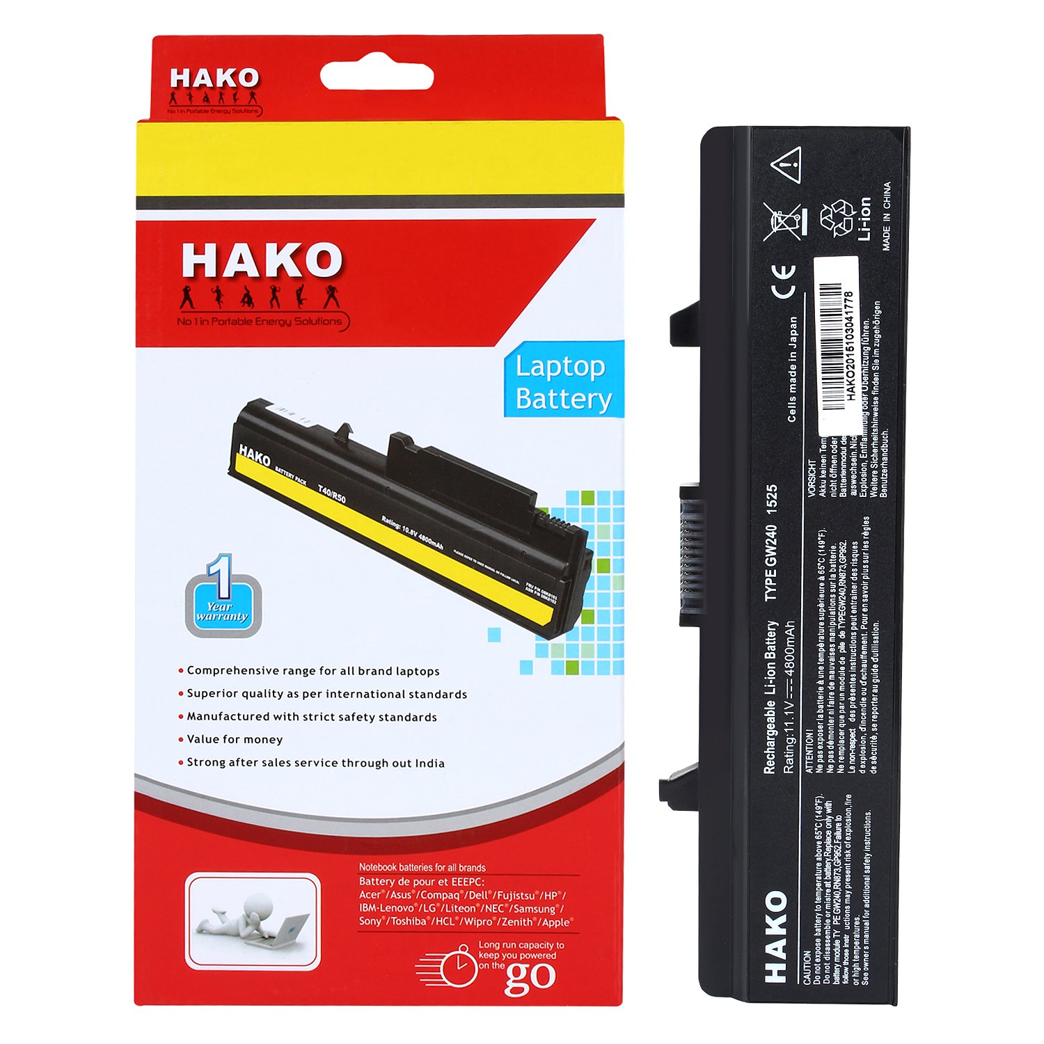 Hako for Dell Inspiron 1525 6 Cell Laptop Battery (B00JISDOIU) Amazon Price History, Amazon Price Tracker