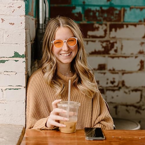 Miniatura 6 de LIKSMU Gafas de bloqueo de luz azul para computadora, juegos, TV, teléfono, gafas para dormir, mujeres y hombres, filtro profesional anti fatiga