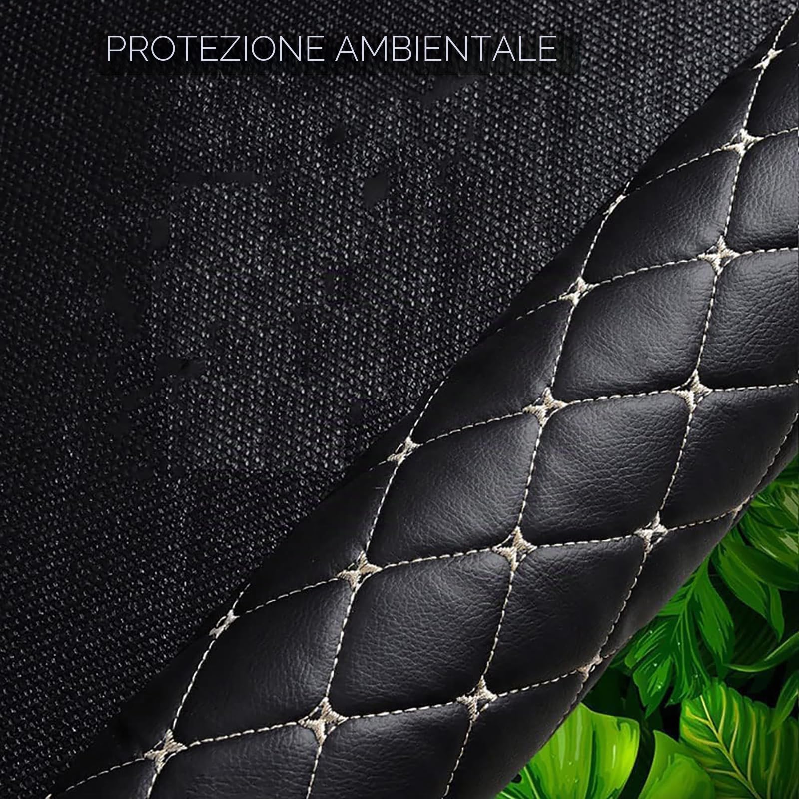 Auto Tappetino Bagagliaio, per Leapmotor B10 2025+ Pelle Impermeabile Antiscivolo Tappetino Bagagliaio, Antipolvere Protettivo Bagagliaio,B