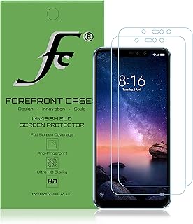 Forefront Cases Hidrogel Protector de Pantalla para Xiaomi Redmi Note 6 Pro [2 Piezas] | Cubierta de Pantalla Completa | Protecci?n Irrompible, Autocurativa y Antihuellas | Sensibilidad T?ctil