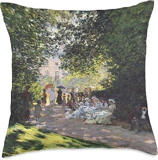 Parc Monceau Painting Throw Pillow