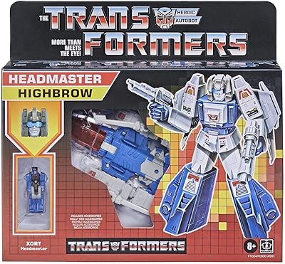 Transformers 2021 Modern Figure in Retro Packaging Autobot Headmaster Highbrow with Xort