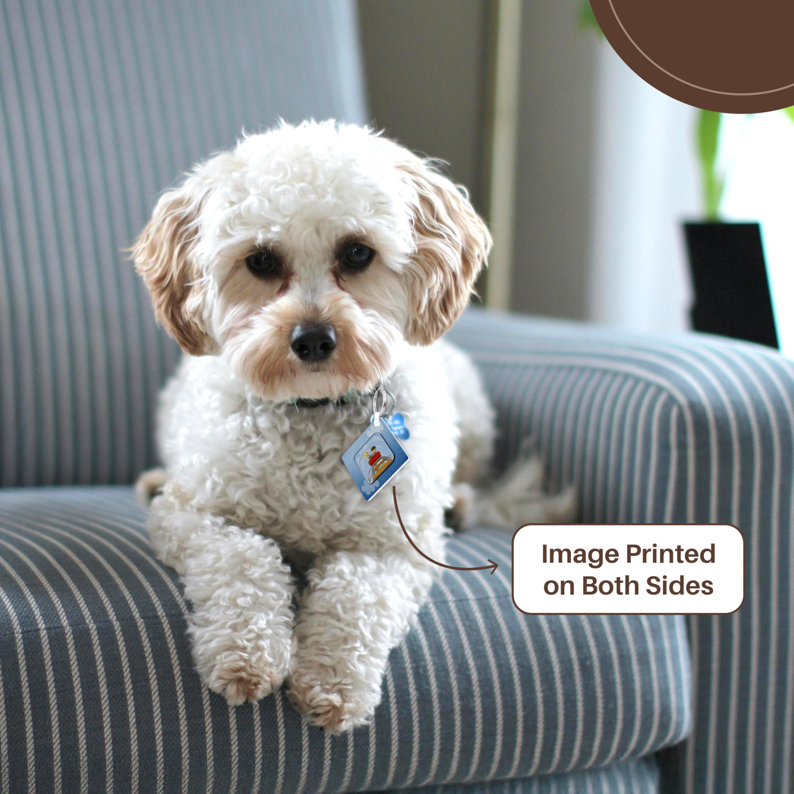 3dRose, Kids on a Roller Coaster, set of 4 Key Chains