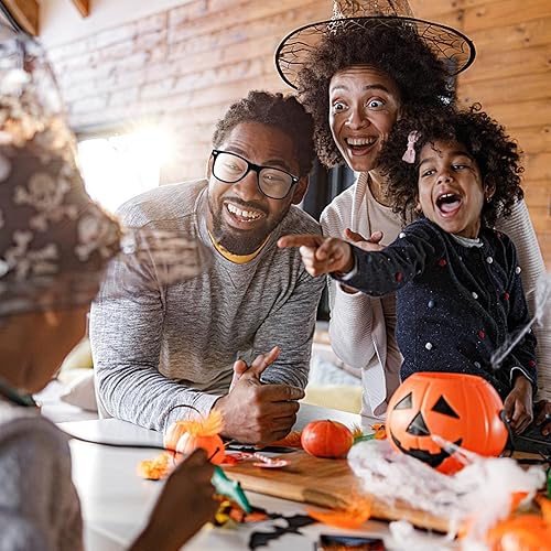 Miniatura 4 de 4 pares de anteojos retro para disfraz de nerd de Halloween, anteojos hipster negros con lentes transparentes, marco cuadrado transparente para