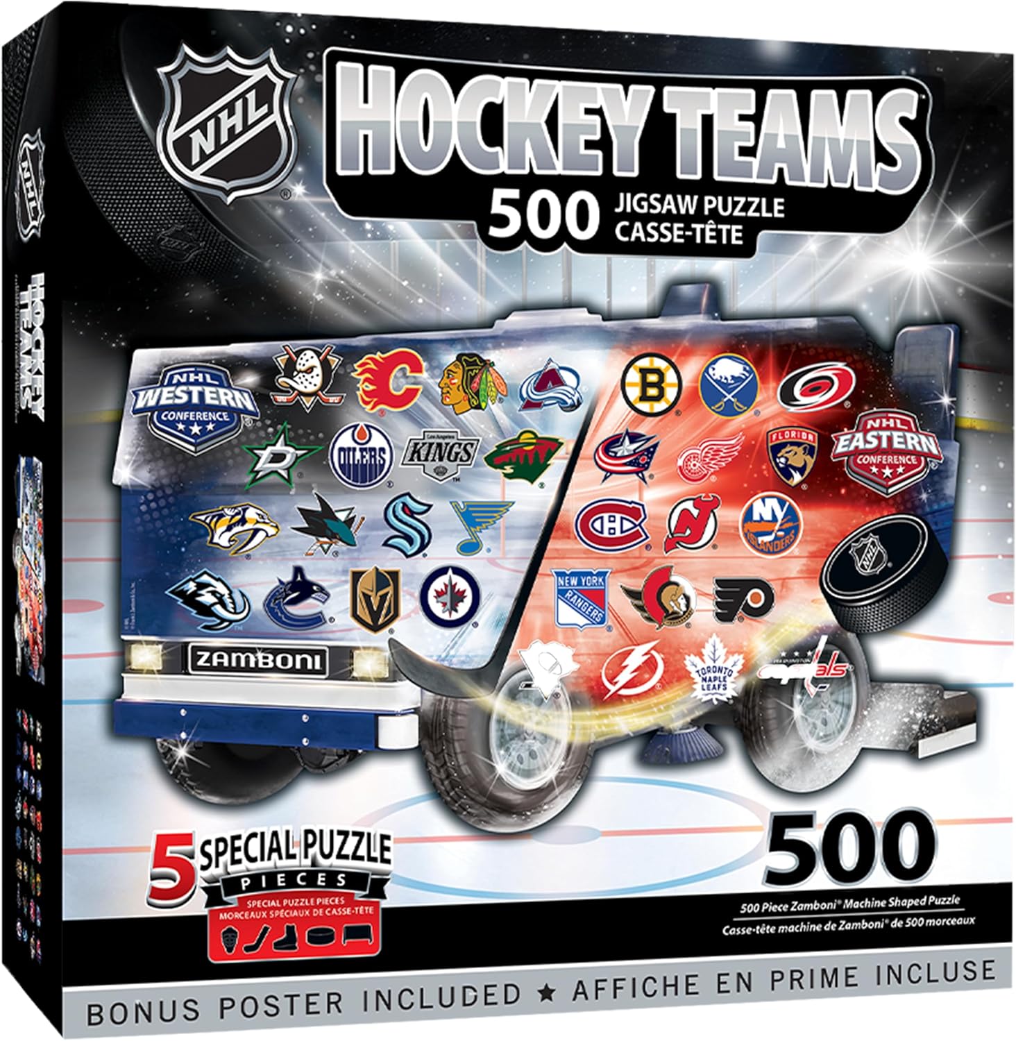 MasterPieces 500 Piece Sports Jigsaw Puzzle for Adults - NFL Helmet Shaped Puzzle - 25"x22"