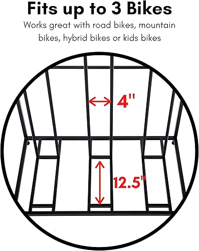 Miniatura 8 de BIRDROCK HOME Soporte de piso de almacenamiento para garaje, organizador independiente para patio al aire libre, soporte vertical de pared para