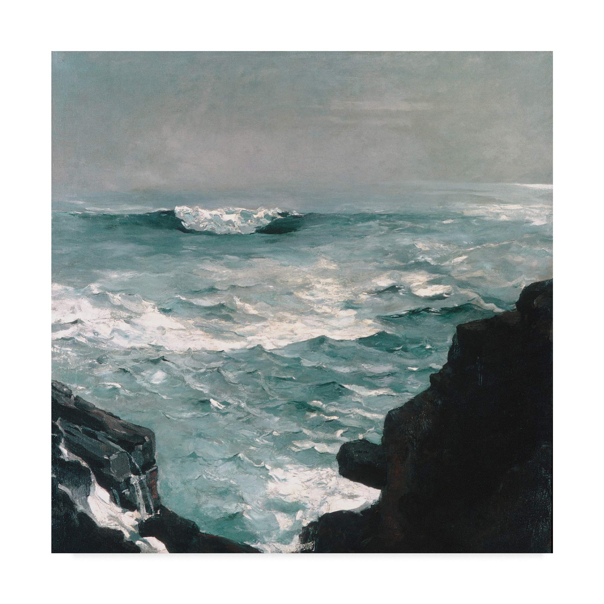Cannon Rock, 1895 by Winslow Homer, 14x14