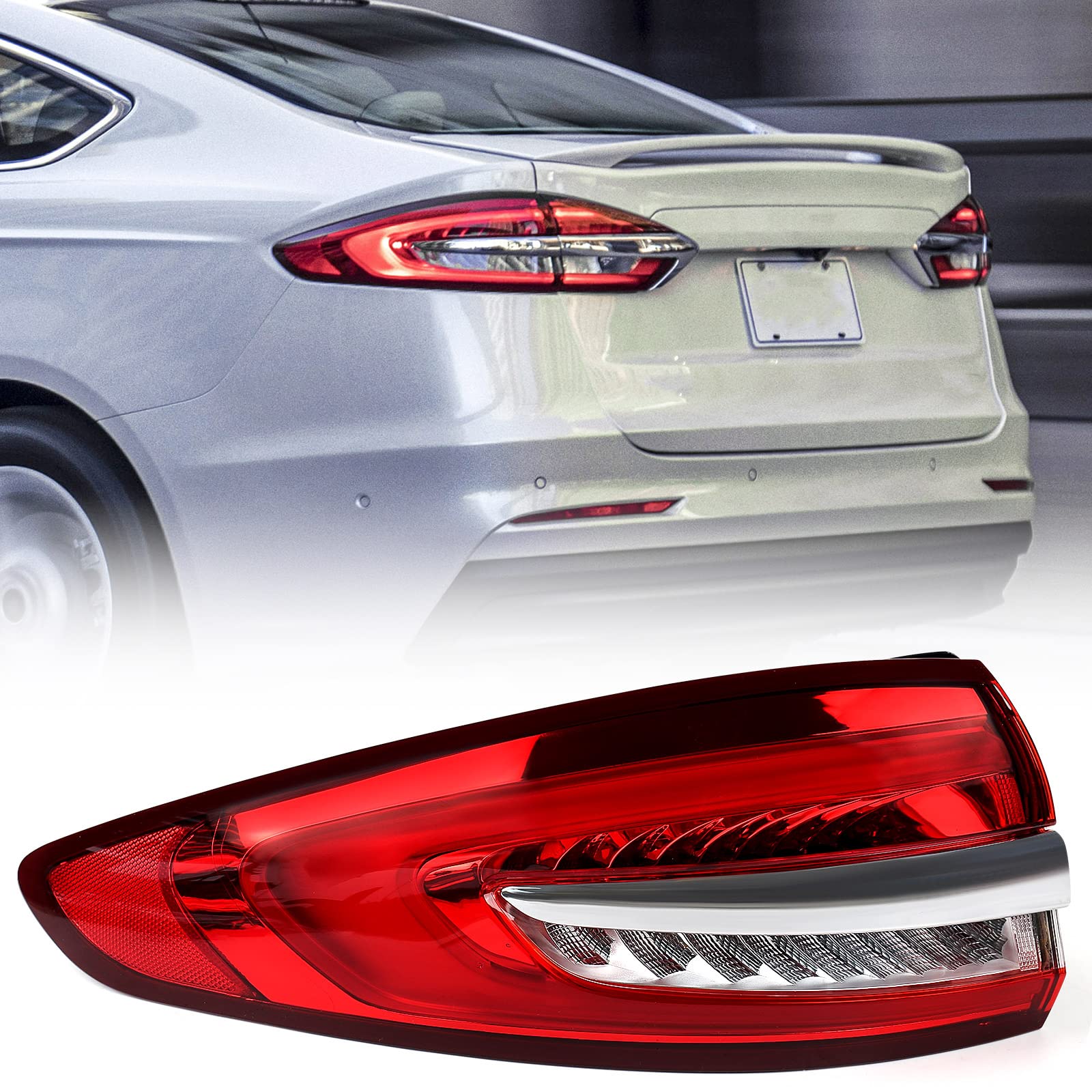 For 2017-2020 Ford Fusion Passenger Side LED Headlight (w/o AFS) RH #HS7Z13008AB - Foto 2