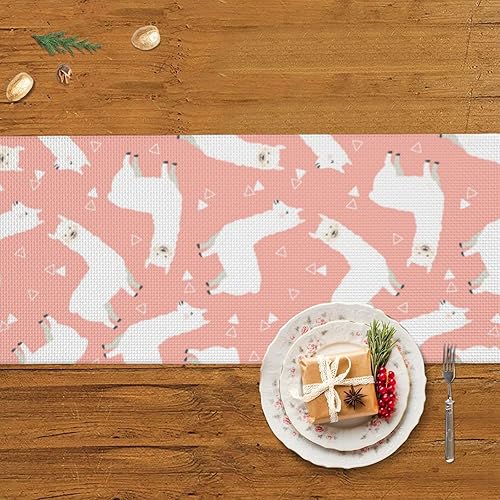 Miniatura 5 de Christmas Table Runner Christmas Runner for Table Seasonal Winter Chriatmas Holiday Decor for Indoor Outdoor Dining Table Decorations Camino de