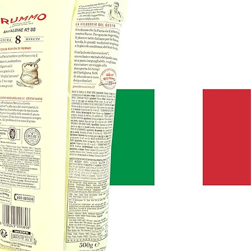 Miniatura 3 de Rummo Pasta Mafalda de Italia 1.1 lb (500g) (paquete de 2) Mafaldine - Reginette - Similar a Fettuccine - Pappardelle - Tagliatelle - Fideos