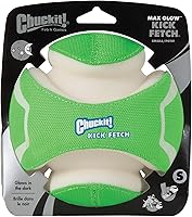 Vista 2 de ChuckIt! Kick Fetch - Pelota de juguete para perro, brilla en la oscuridad, pequeña