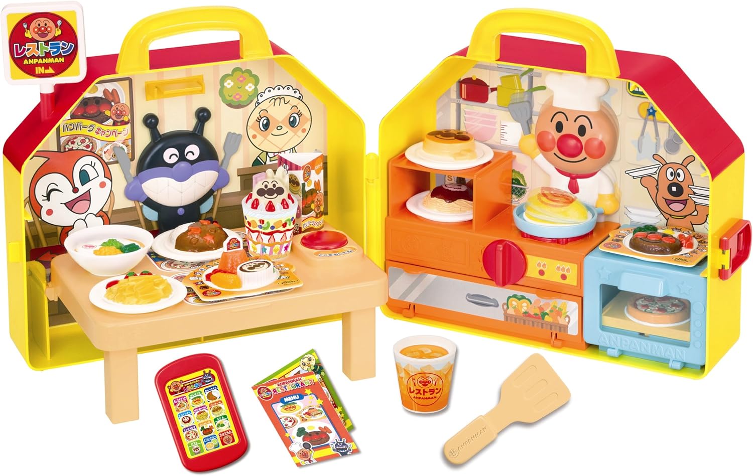 Amazon おりょうりい っぱい うきうきアンパンマンレストラン ままごと ごっこ遊び おもちゃ