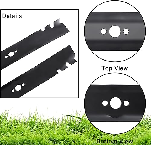 Miniatura 4 de Wadoy Cuchillas 120-9500-03 compatibles con Toroo Timemasterr de 30 pulgadas, piezas de 15.4 pulgadas (paquete de 2) para 20199 20200 20975 20977