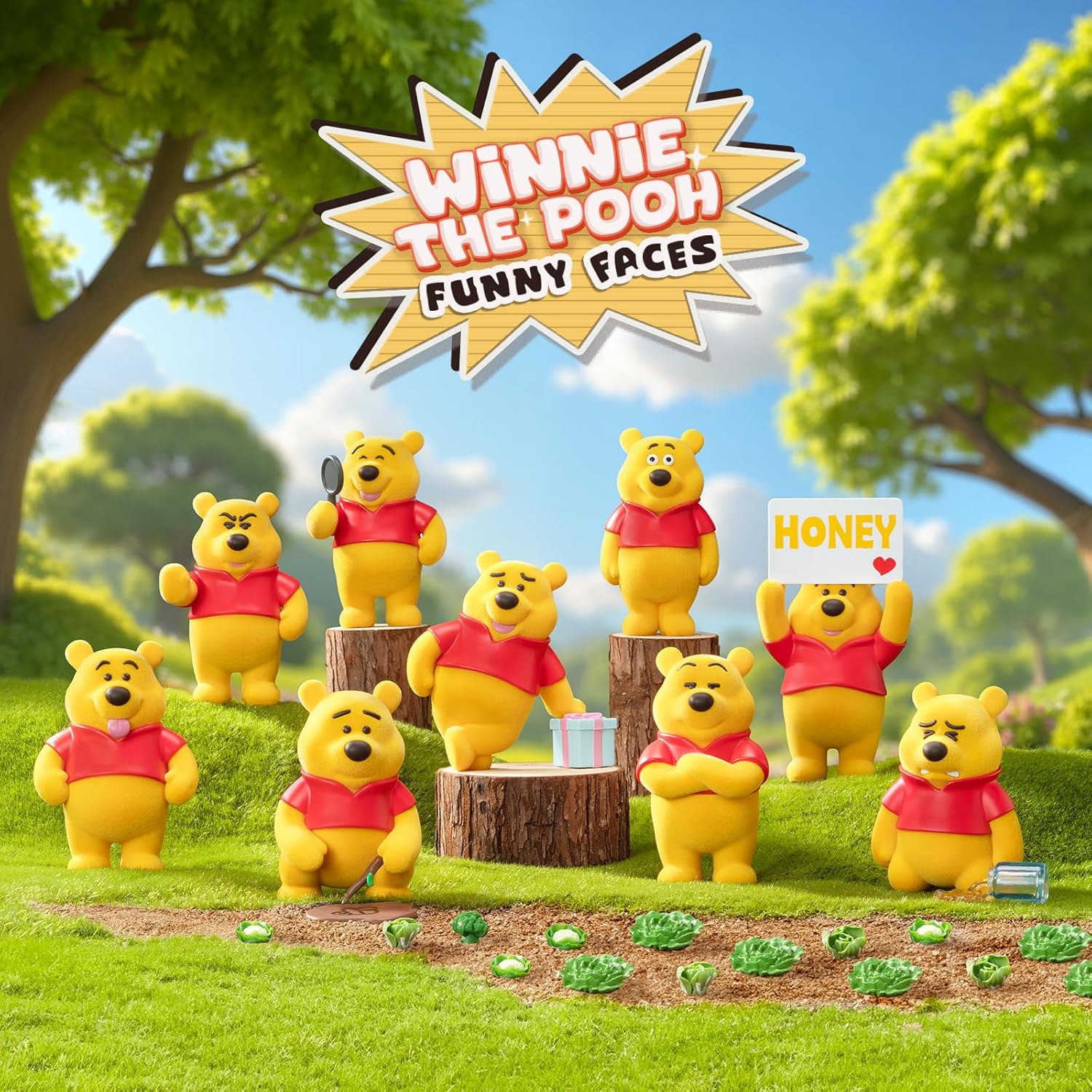 52TOYS BLINDBOX Winnie the Pooh-Funny Faces「くまのプーさん：千面