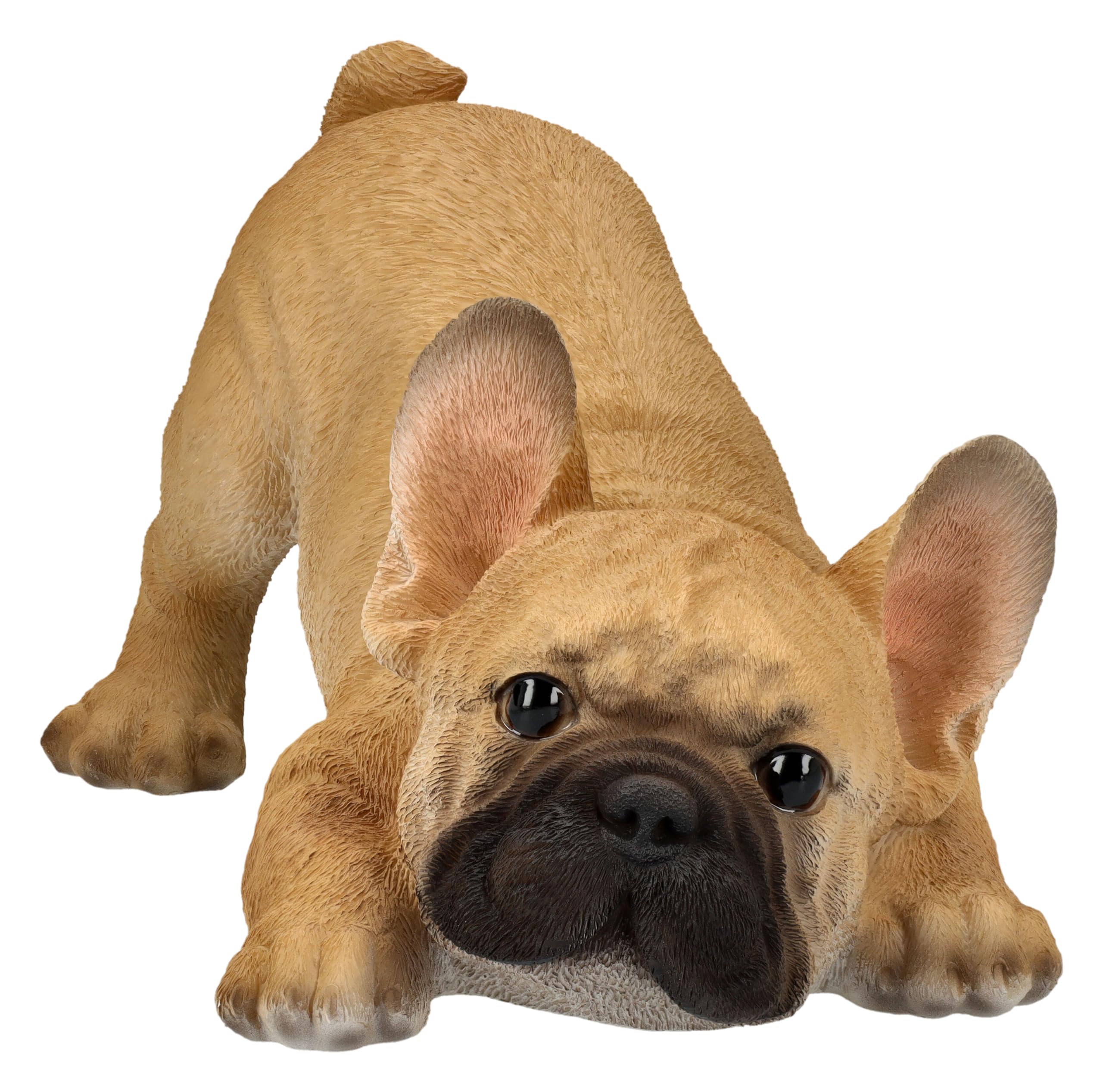 Statuetta di Bulldog francese, cucciolo di volontà di giocare – figura di cane cane bambino figura decorativa regalo per gli amanti dei cani Hotant