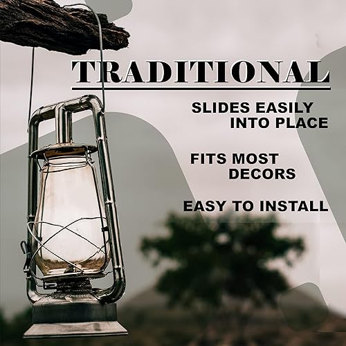 Miniatura 5 de Ciata Lámpara de aceite, vidrio, lámpara de chimenea de huracán victoriano de repuesto de globo, pantalla de lámpara de chimenea de vidrio