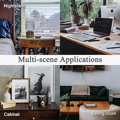 Miniatura 7 de Bandeja de valet de madera de nogal para hombres y mujeres, organizador de mesita de noche, bandeja EDC para papá, bandeja de escritorio para