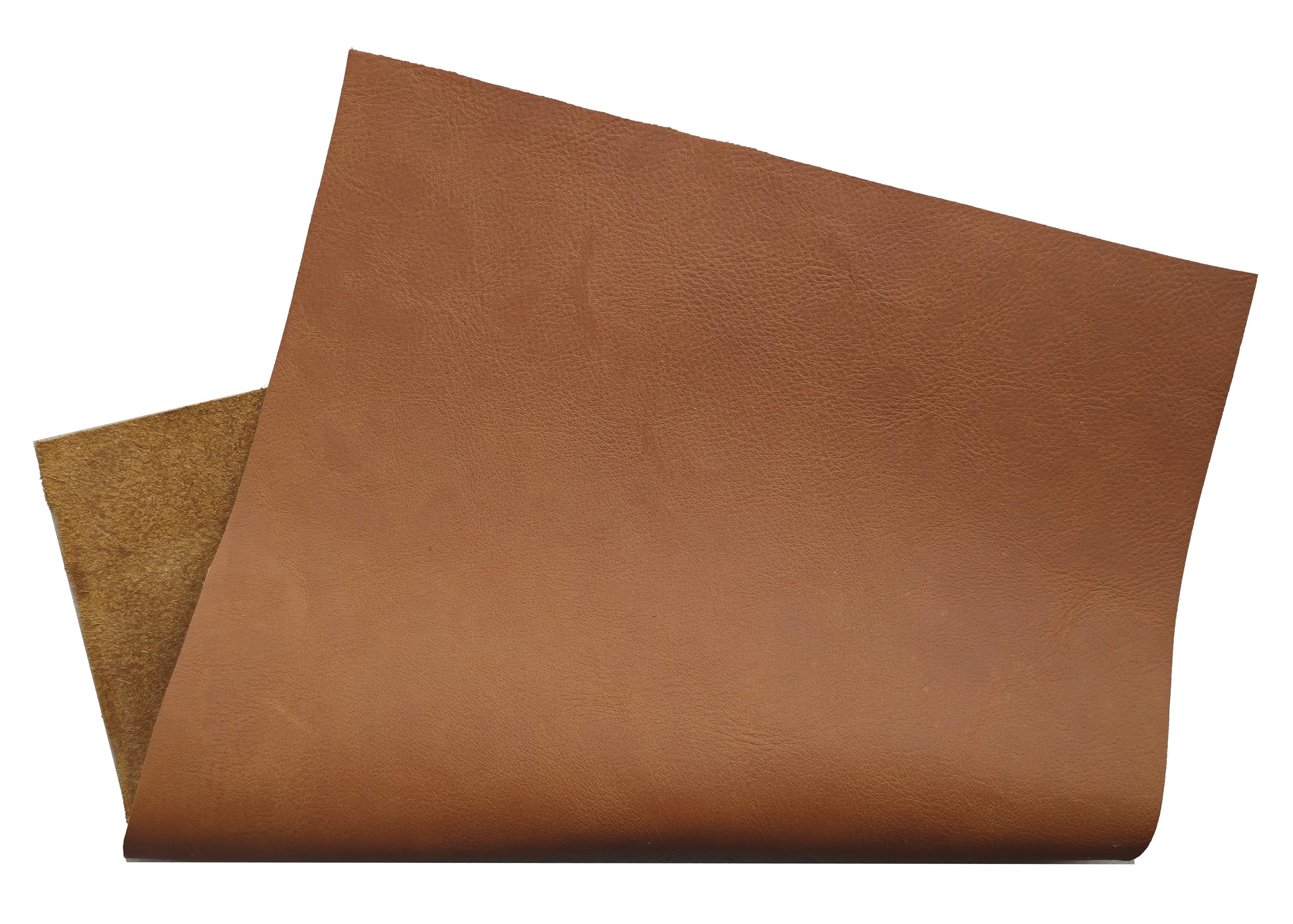 Leder Zuschnitte für DIY, Basteln, Handwerk und Reparatur. 1,3-1,5 mm Starkes Rindsleder (Braun No. 21, A3 29.7 x 42 cm)