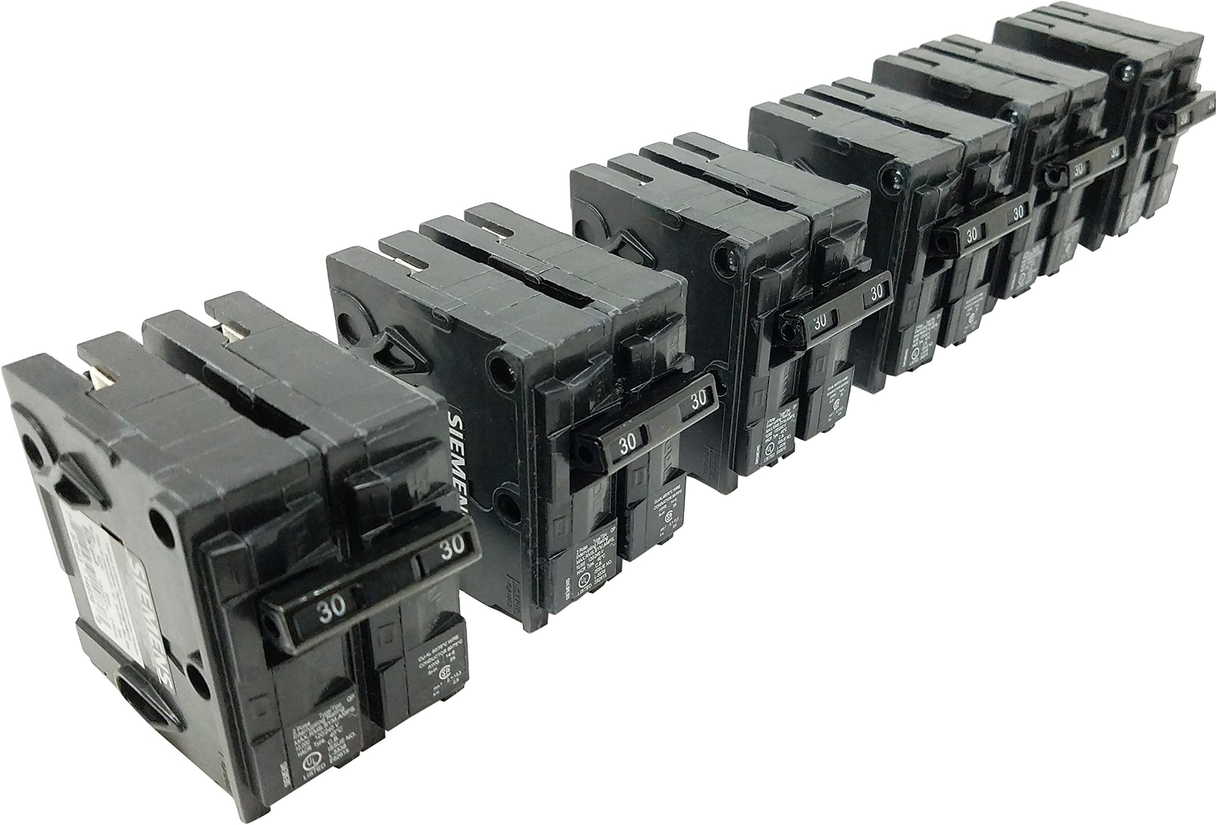 SIEMENSQ230_6PK 30 Amp Double Pole Type QP Circuit Breaker (Pack of 6)