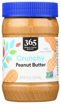 365 من Whole Foods Market، زبدة الفول السوداني مقرمشة، حركها واستمتع بها، 16 أونصة